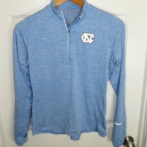 North Carolina UNC Tar Heels Women’s Nike 1/4 Zip Long Sleeve Pullover Medium